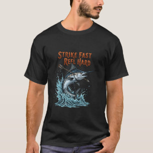 Camiseta Peixe de Jogo de Arco e Flecha de Pesca Rápida e D