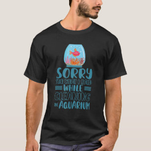 Camiseta Peixe de Limpeza de Aquário Aquarista Aquário