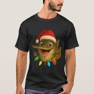 Camiseta Peixe de Natal Gar Manchado