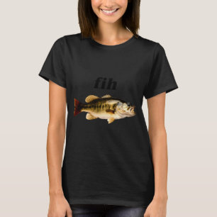 Camiseta Peixe de Roda Basso Engraçado