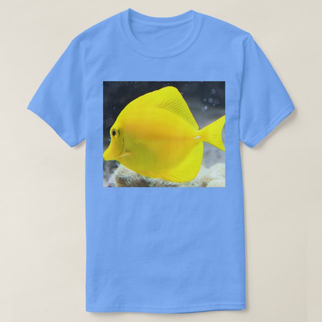 Camiseta Peixe de Saltwater Amarelo (Frente do Design)