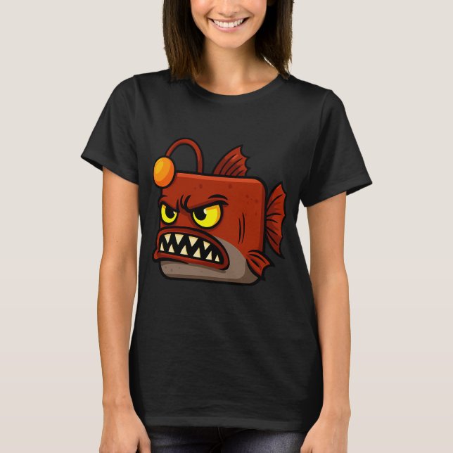 Camiseta Peixe Diabo Quadrado (Frente)