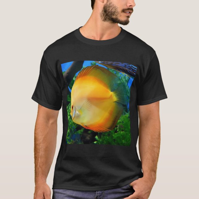 Camiseta Peixe Disco Amarelo (Frente)