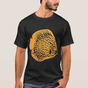 Camiseta Peixe Disco Amarelo