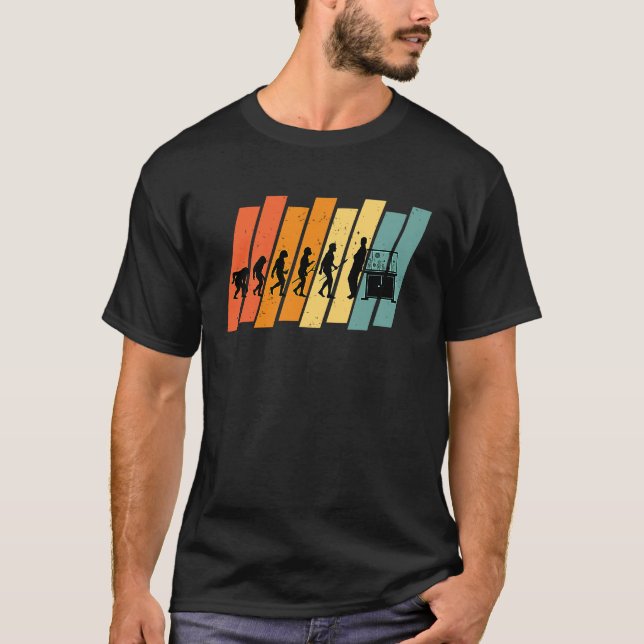 Camiseta Peixe Disco Evolução do Aquário (Frente)