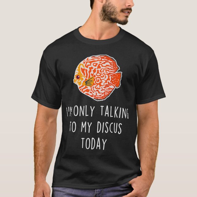 Camiseta Peixe Disco Falando Com (Frente)