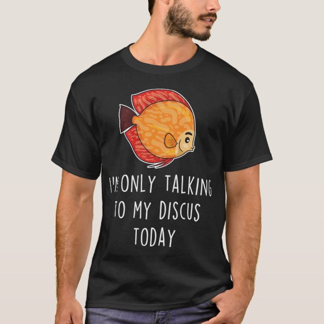 Camiseta Peixe Disco Falando Com (Frente)