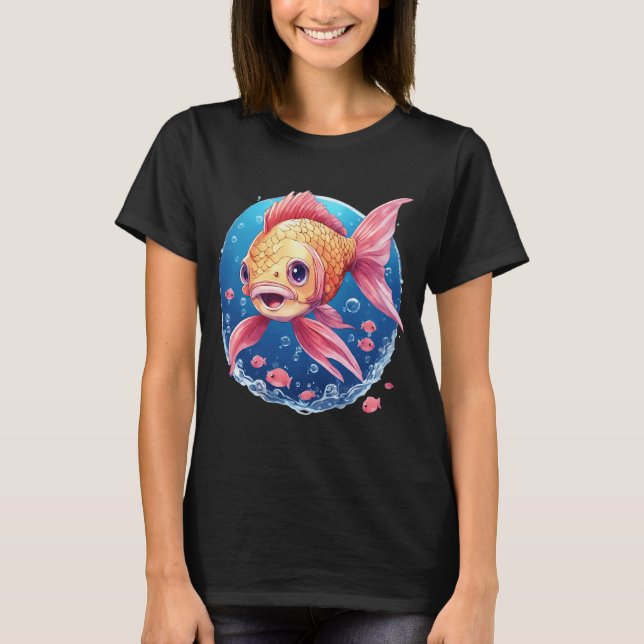 Camiseta peixe do dia dos namorados (Frente)