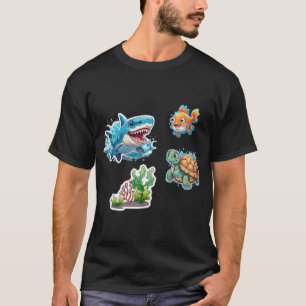 Camiseta Peixe do Mar fofo