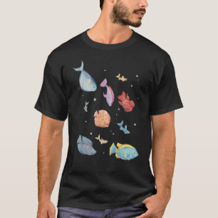 Camiseta Peixe Dólar de Prata de Natal