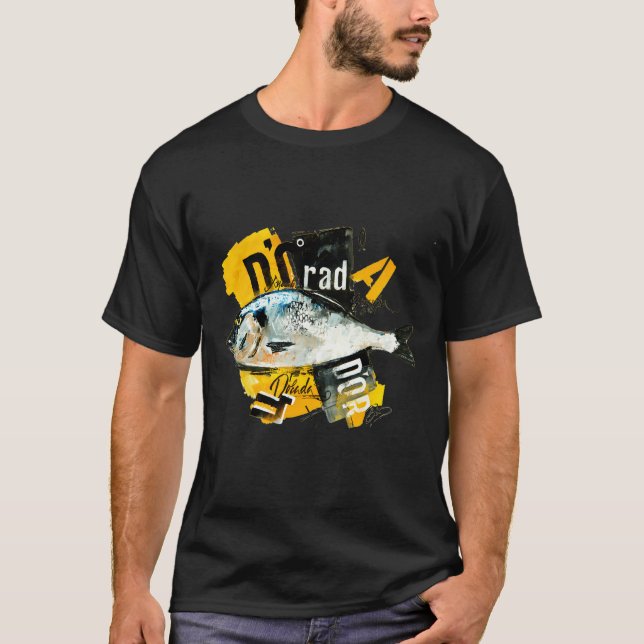 Camiseta Peixe dourada - Dourada (Frente)