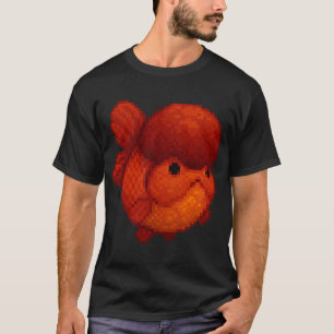 Camiseta Peixe Dourado - Arte Chunky - Arte de Peixe Retro