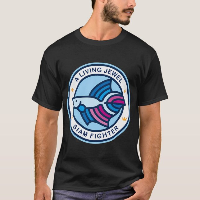 Camiseta peixe dourado black moor (Frente)