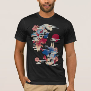 Camiseta Peixe dourado colorido