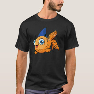 Camiseta Peixe dourado com barbatana de tubarão - motivação