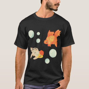 Camiseta Peixe dourado com Bolhas