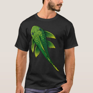 Camiseta Peixe Dourado com Fundo Vermelho