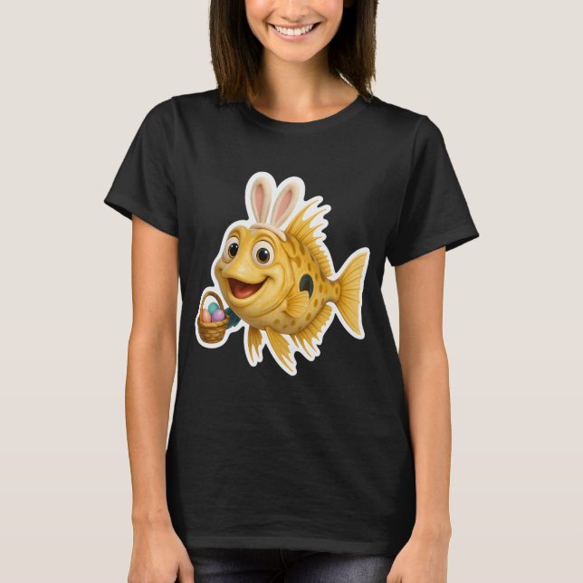 Camiseta Peixe Dourado da Páscoa (Frente)