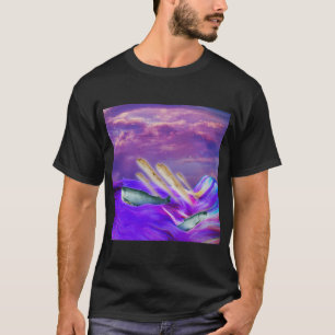 Camiseta Peixe Dourado do Mar Roxo Colagem Digital Surreali