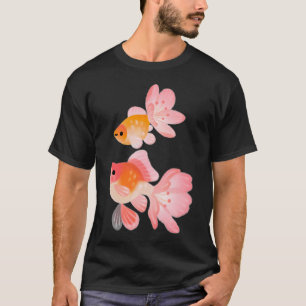 Camiseta Peixe dourado flor de cerejeira 1