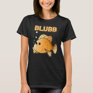 Camiseta Peixe Dourado Fofo Peixe Dourado Aquário Peixe Dou