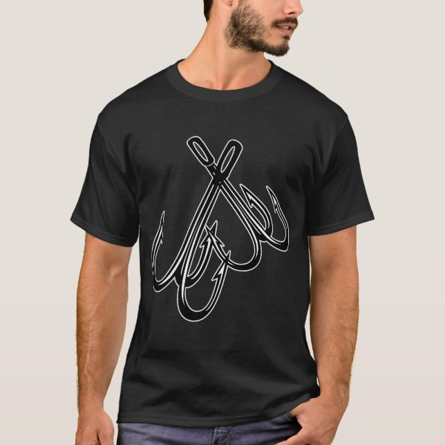 Camiseta Peixe Dourado Geométrico Vermelho (Frente)