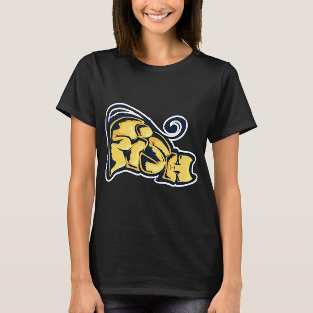 Camiseta peixe dourado hannya oni (Frente)