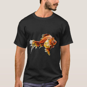 Camiseta Peixe Dourado Linework