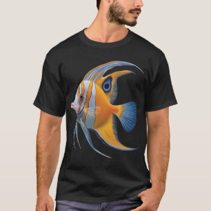 Camiseta Peixe dourado listrado fantasia
