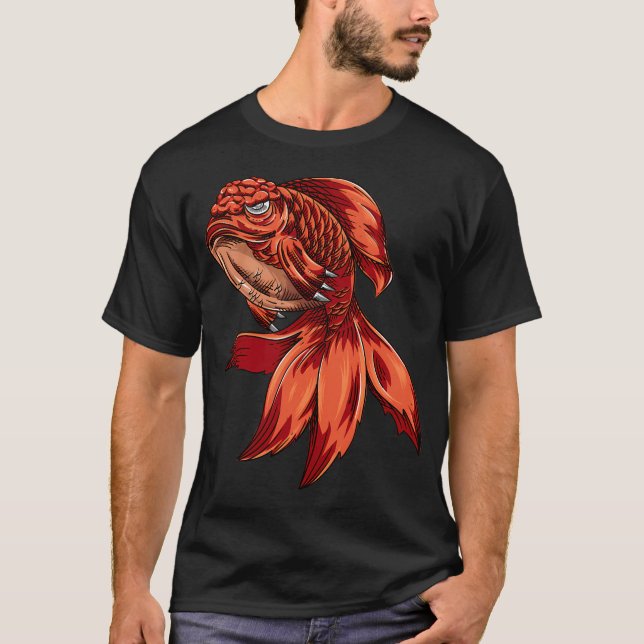 Camiseta Peixe Dourado Mutante (Frente)
