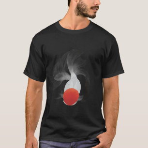 Camiseta Peixe Dourado Oranda de Capuz Vermelho