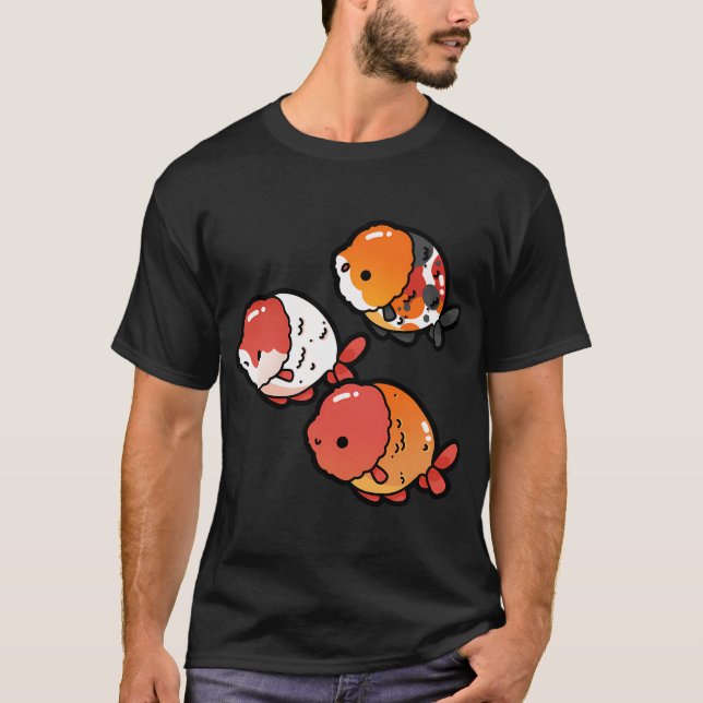 Camiseta Peixe Dourado Ranchu (Frente)