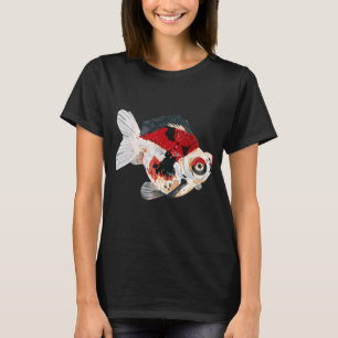 CAMISETA PEIXE DOURADO TELESCÓPIO RYUKIN VERMELHO