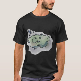 Camiseta peixe engraçado