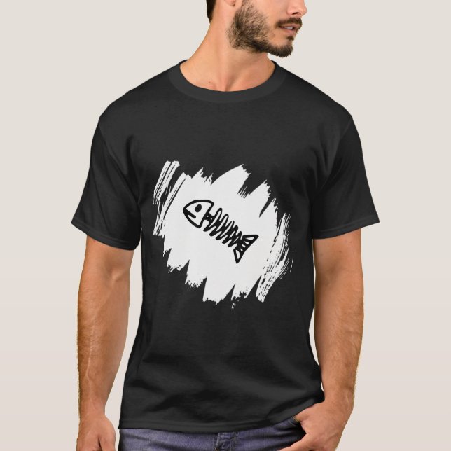 Camiseta Peixe engraçado (Frente)