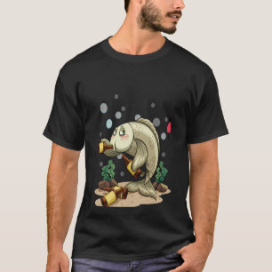 Camiseta Peixe Engraçado Bêbado