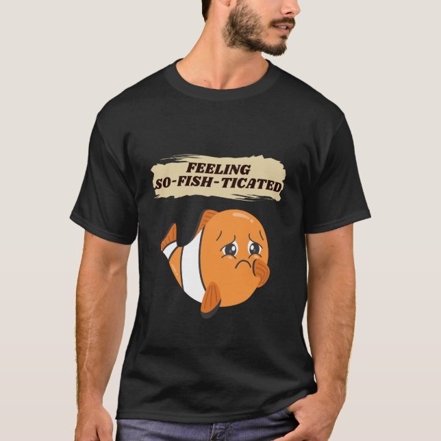 Camiseta Peixe Engraçado, Jogo Testemunha Humor (Frente)