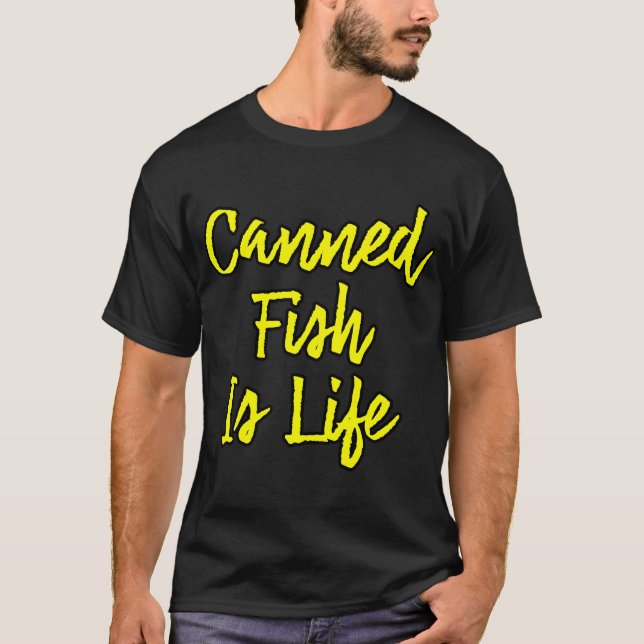 Camiseta Peixe Enlatado É Vida (Frente)