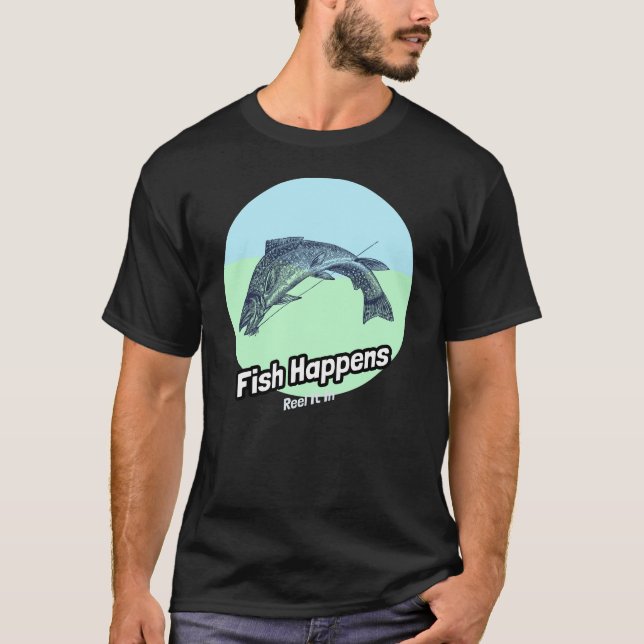 Camiseta Peixe Enrola-O Em T-Shirt (Frente)