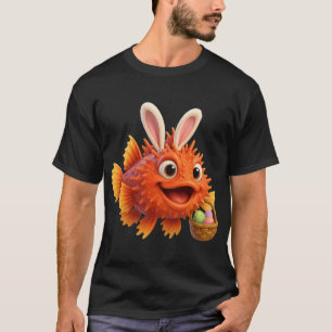Camiseta Peixe-Escorpião da Páscoa