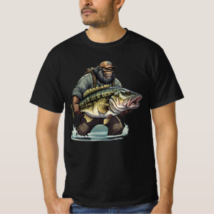 Camiseta Peixe-espada-grande-pescado pescador Sasquatch yet