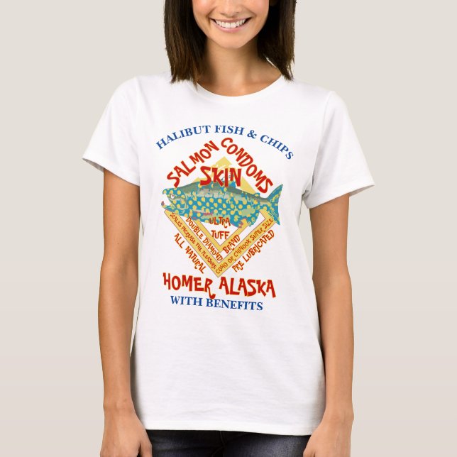 CAMISETA PEIXE ESPADIM COM BATATAS FRITAS COM BENEFÍCIOS AL (Frente)