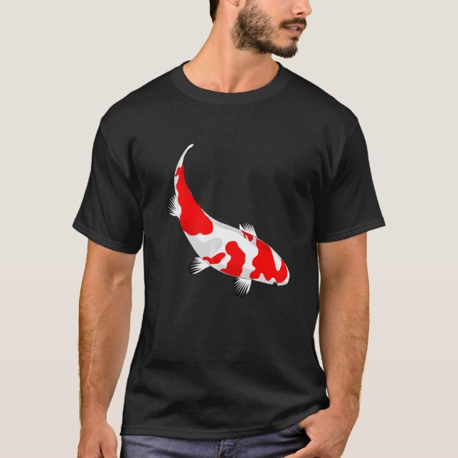 Camiseta Peixe-espinho-árctico Koi Carp (Frente)