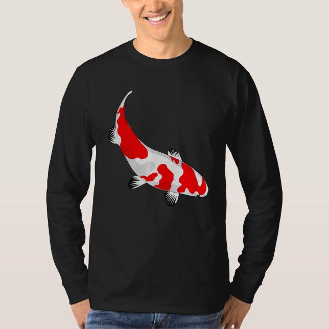 Camiseta Peixe-espinho-árctico Koi Carp (Frente)