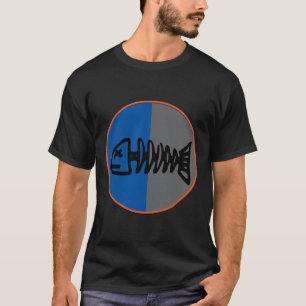 Camiseta Peixe Esqueleto Dois Circulantes
