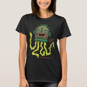 Camiseta peixe estranho polvo misto