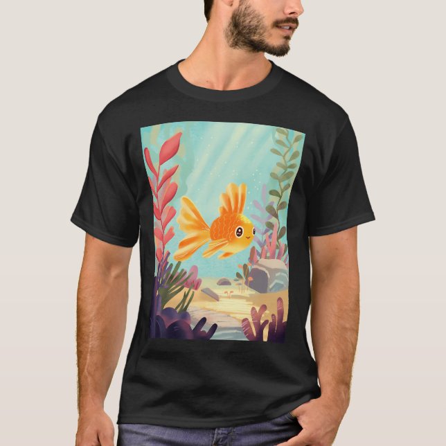 Camiseta Peixe feliz (Frente)