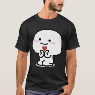 Camiseta Peixe Feliz Nadando Fundo Preto