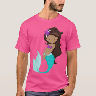 Camiseta Peixe-Fera Marrom Sereia Americana