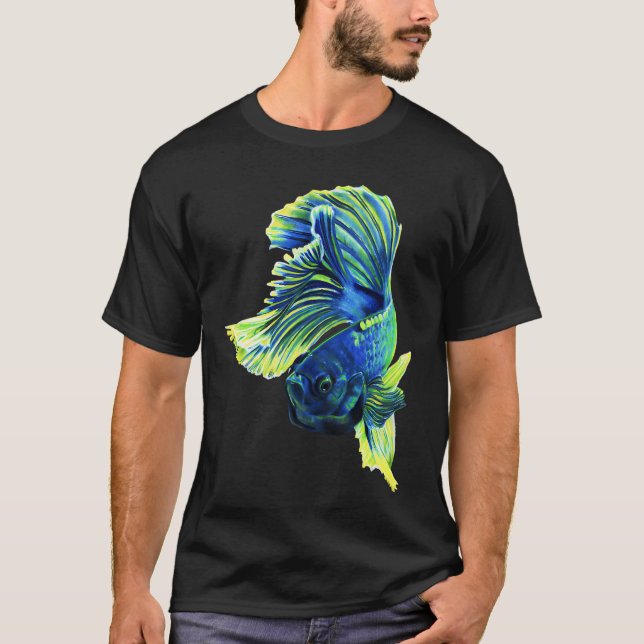 Camiseta Peixe Fluorescente (Frente)